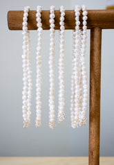 Pearl Bow Necklace (In-Store to Online)